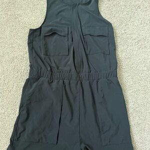 Zella Black Sleeveless Utility Romper